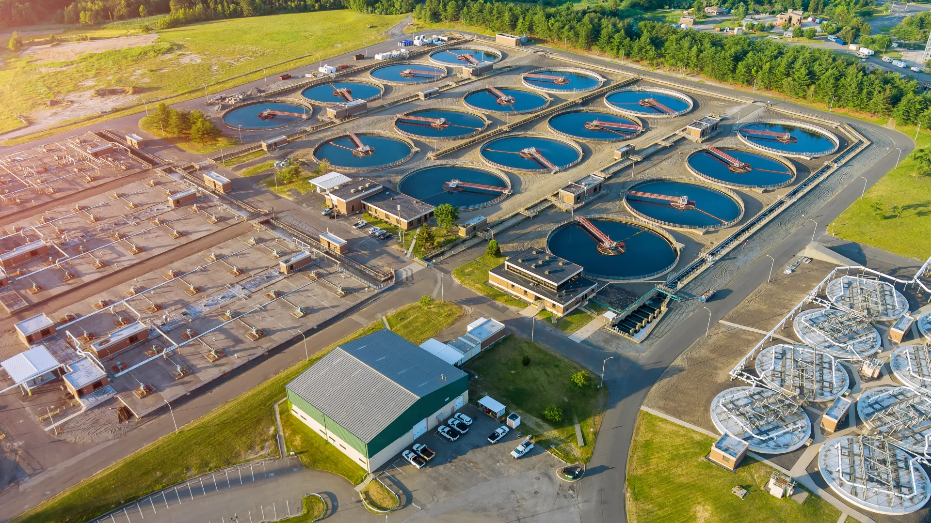 Wasseraufbereitung in einer Kläranlage